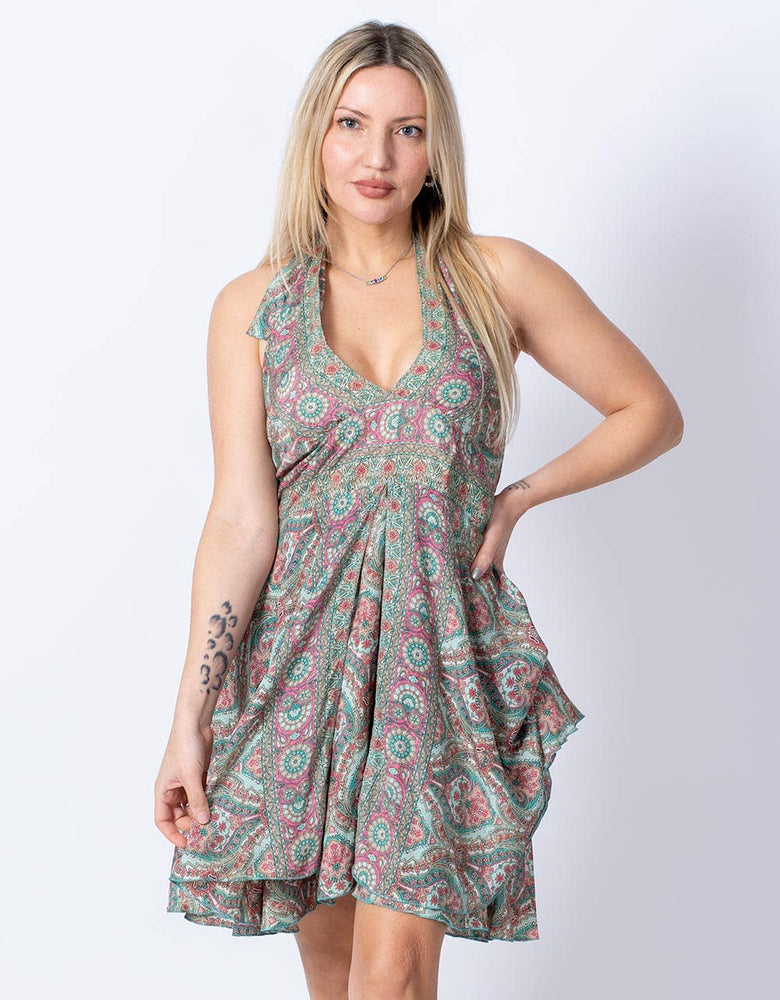 Bare Back Silk Dress