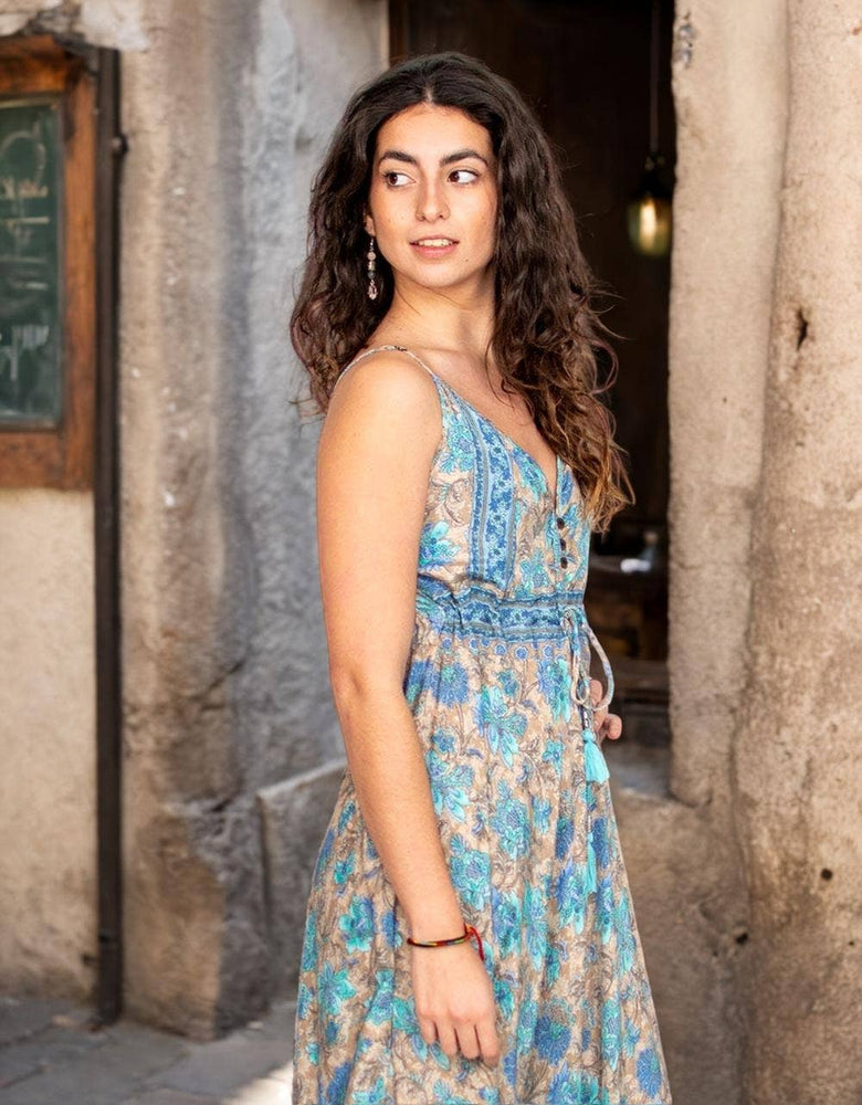 long silk Maxi