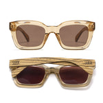 ZAHRA CHAMPAGNE l Brown Polarised Lens l Walnut Arms