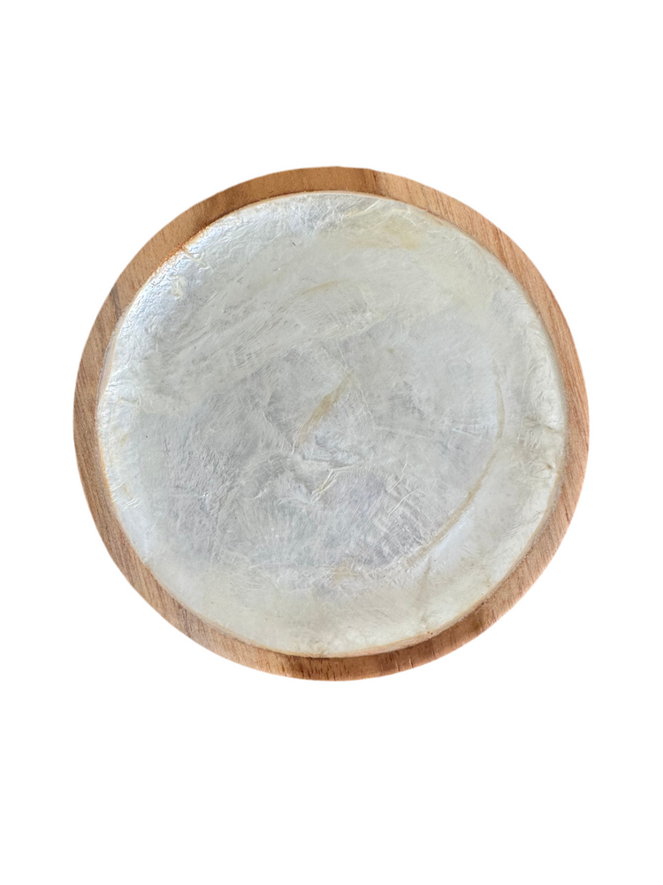 Capiz Trinket Tray - Tropical Interiors & Island Boho