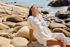 Washed-style tunic