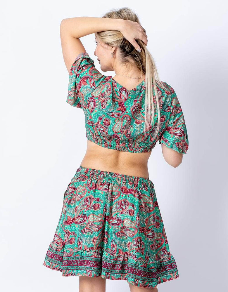 Silk Set Skirt/Top