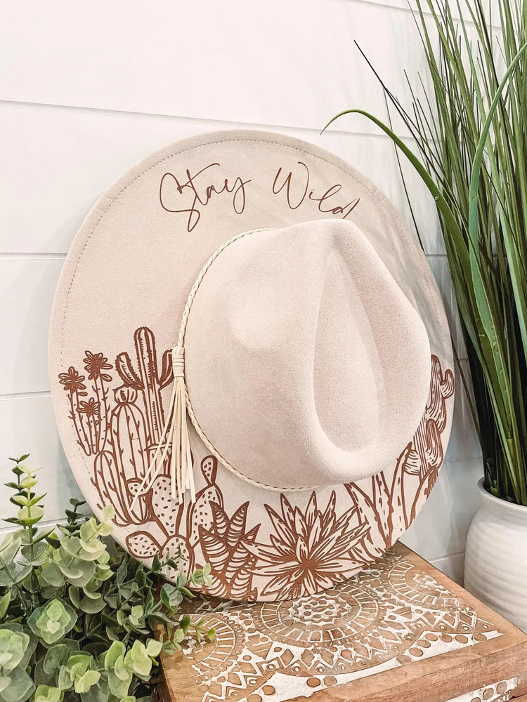 Engraved Desert Scene Hat