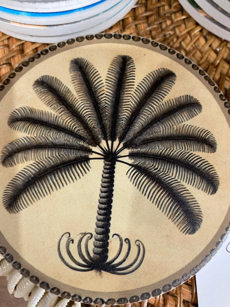 Fan palm coaster