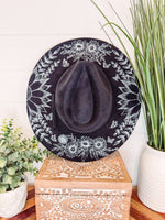 Floral Print Hat