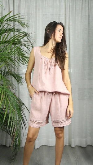 LINEN SINGLET