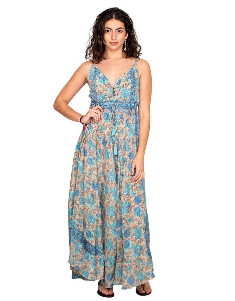 long silk Maxi