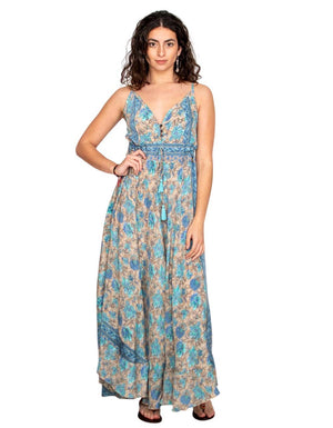 long silk Maxi