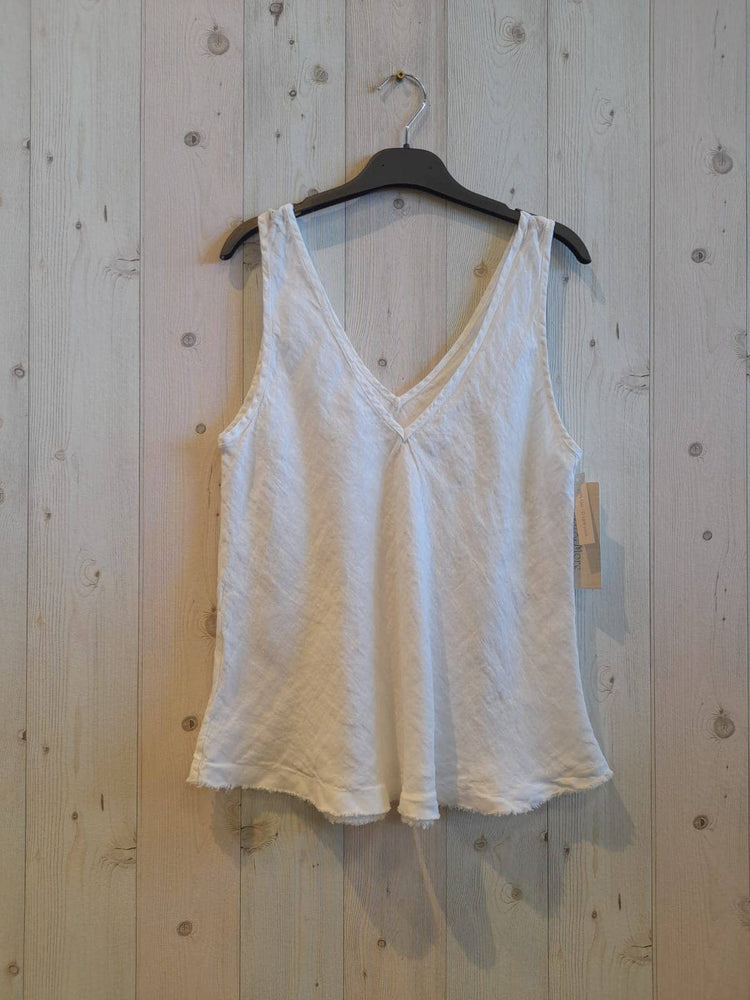 LINEN SINGLET TOP