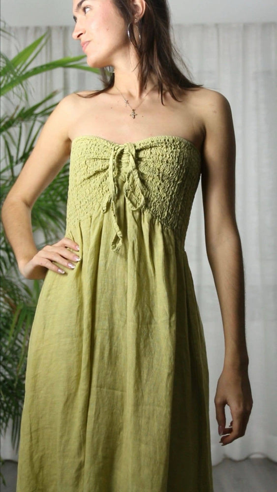 sweet linen dress