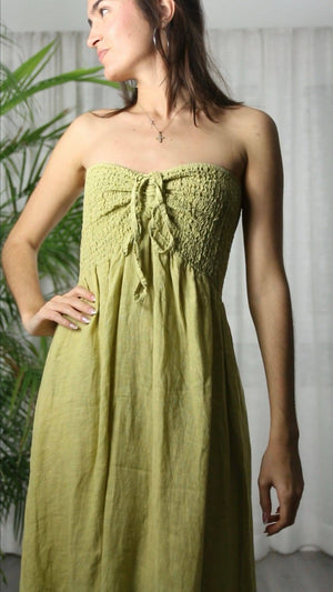 sweet linen dress