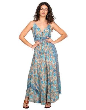 long silk Maxi