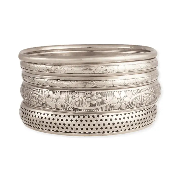 
            
                Load image into Gallery viewer, Victorian Vintage Silver Bangles
            
        