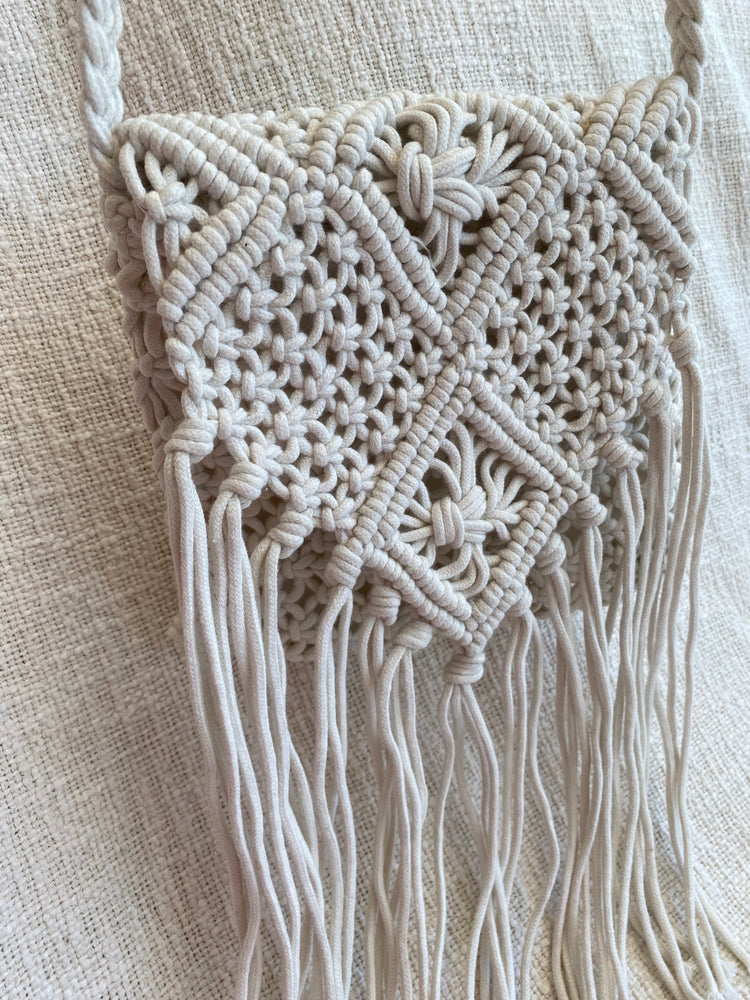Handmade cross body bag