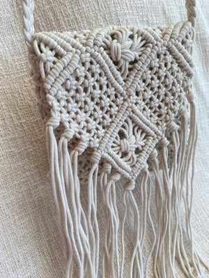 Handmade cross body bag