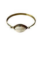 BRASS COWRIE BANGLE