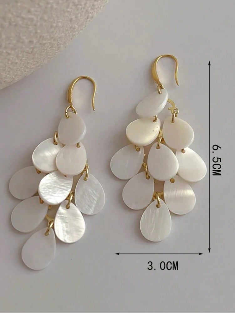 Shell Drop Earrings
