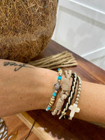 Coconut turtle bracelet