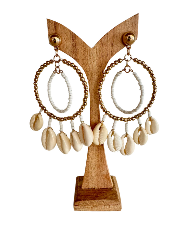 Cowrie Shell Earrings