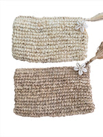 Raffia Clutch