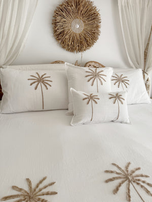 Palm Cove Linen Quilt Cover Set