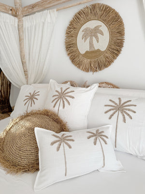 Palm Cove Linen Quilt Cover Set