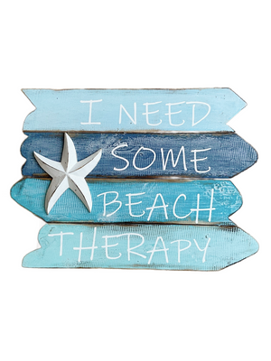 BEACH THERAPY SIGN