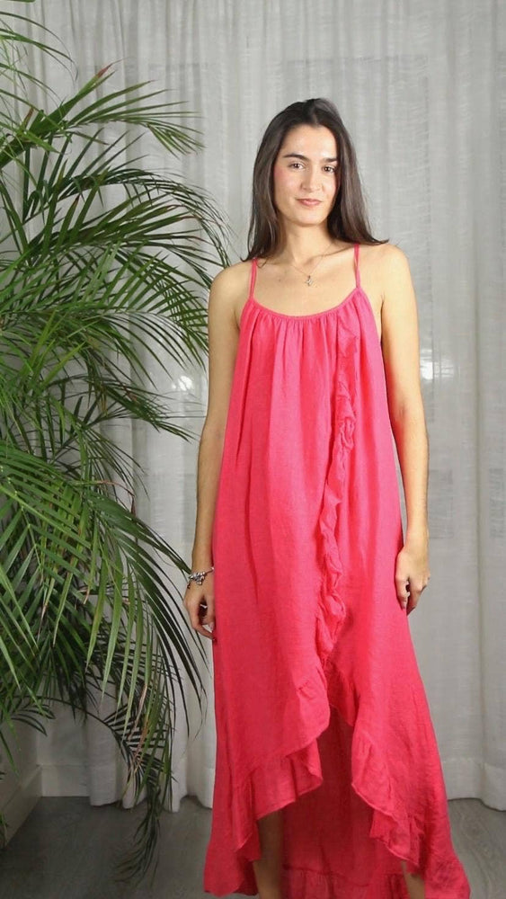 LINEN RUFFLE