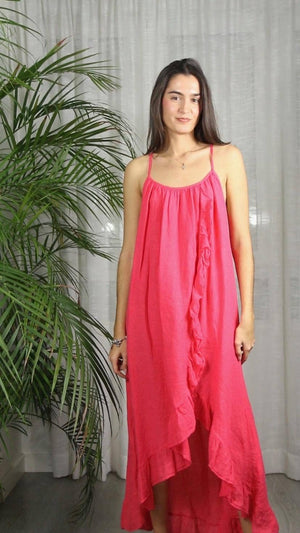 LINEN RUFFLE