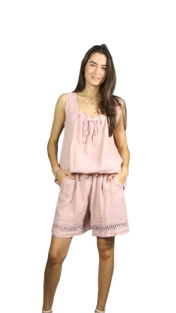 LINEN SHORTS