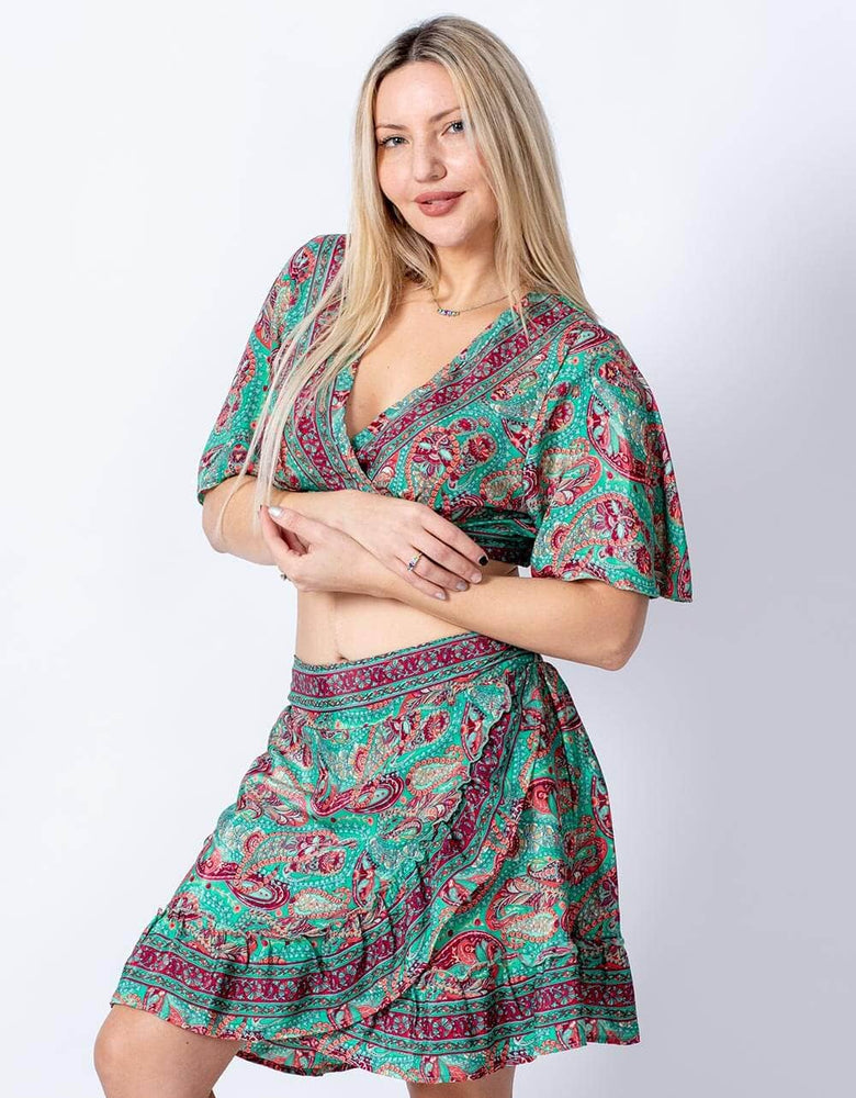 Silk Set Skirt/Top