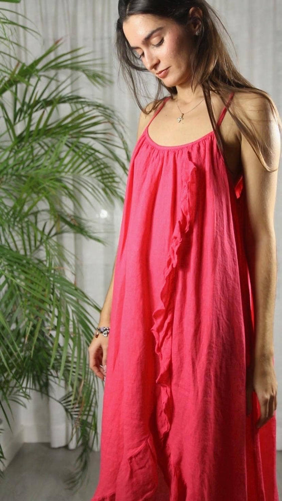 LINEN RUFFLE