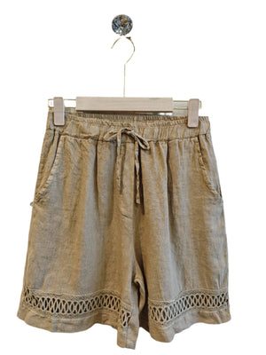 LINEN SHORTS