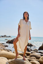 Washed-style tunic