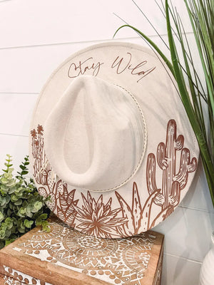 Engraved Desert Scene Hat