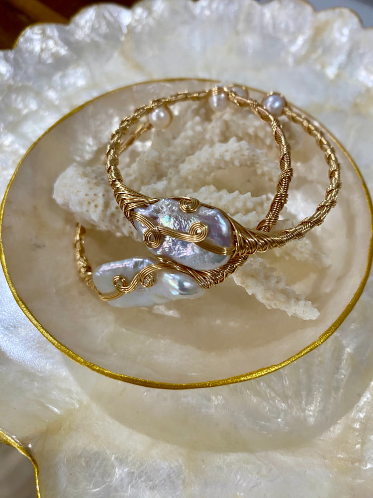 Pearl Cuff bangle