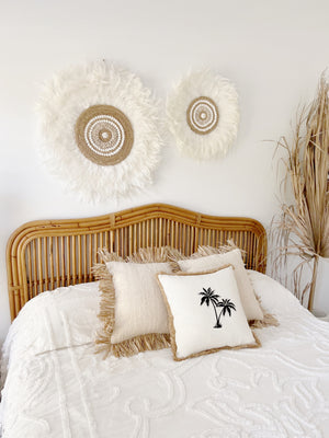 
            
                Load image into Gallery viewer, Kabu Feather &amp;amp; Shell Juju Hat - Tropical Interiors &amp;amp; Island Boho
            
        