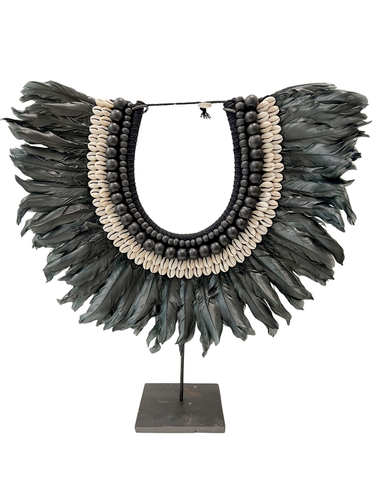
            
                Load image into Gallery viewer, Ebony Tribal Necklace
            
        