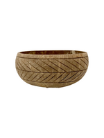 Carved Coconut Bowl