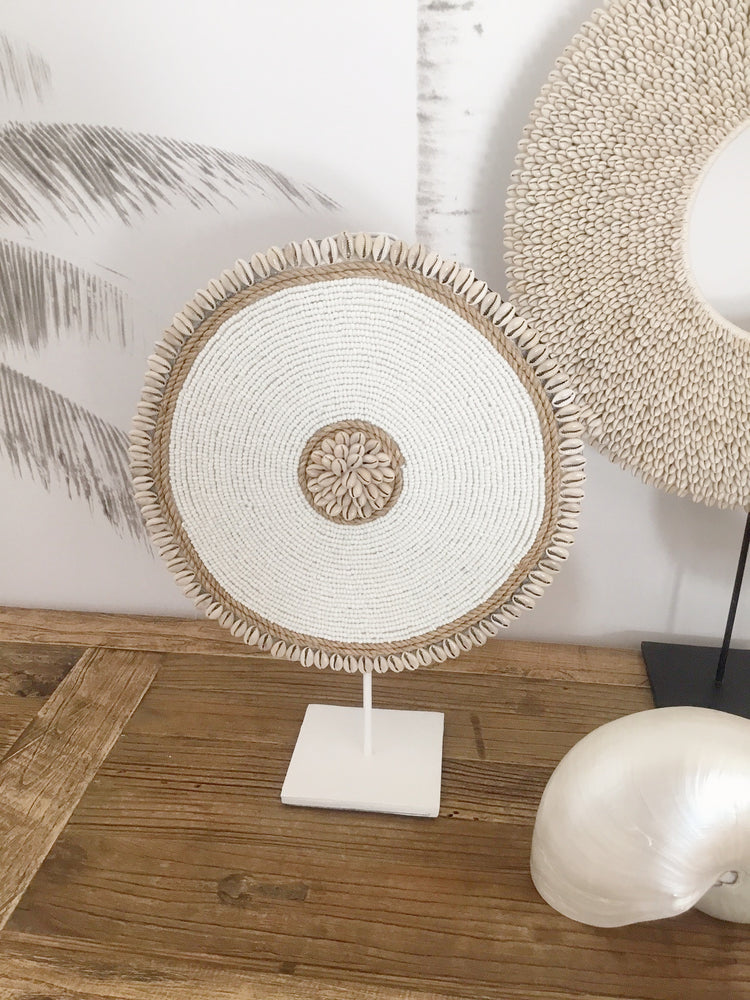
            
                Load image into Gallery viewer, Tulum Beaded Disc - Tropical Interiors &amp;amp; Island Boho
            
        