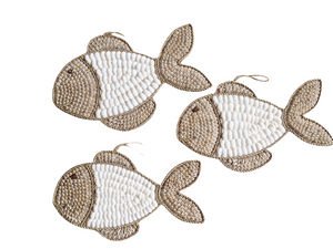 
            
                Load image into Gallery viewer, Fish Wall Hanging - Tropical Interiors &amp;amp; Island Boho
            
        