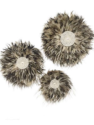 
            
                Load image into Gallery viewer, Sahara Juju Hat - Brown Beige Set of 3 - Tropical Interiors
            
        