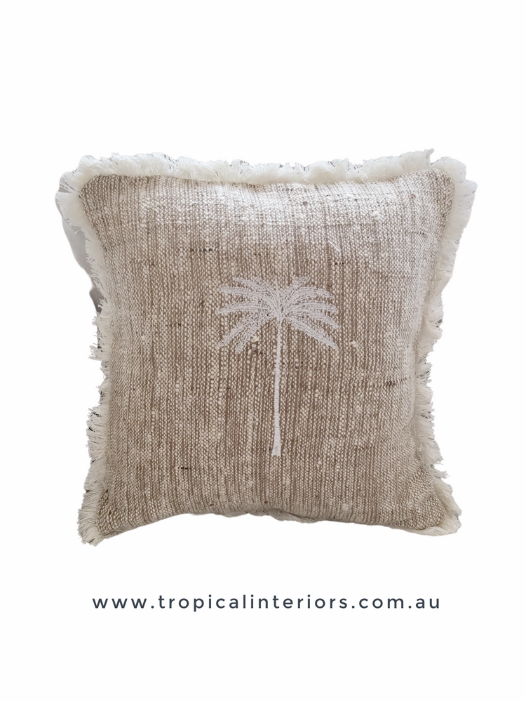 Caribbean Palms Cushion Cover - Tropical Interiors