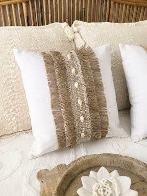 
            
                Load image into Gallery viewer, Island Shells Cushion Cover - Tropical Interiors
            
        