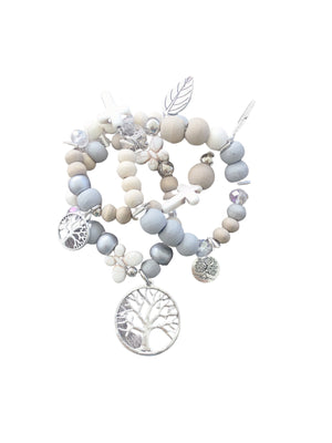 
            
                Load image into Gallery viewer, Bead Bracelet - Tree of Life Set of 3 - Tropical Interiors
            
        