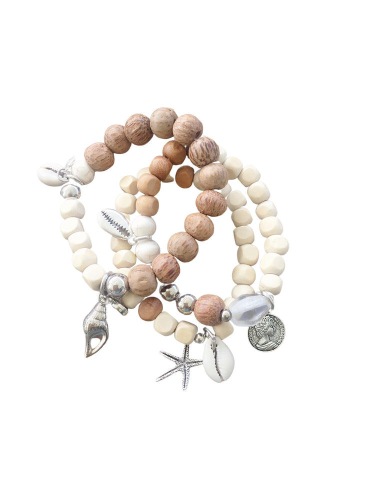 
            
                Load image into Gallery viewer, Bead Bracelet Set of 3 - Tropical Interiors
            
        