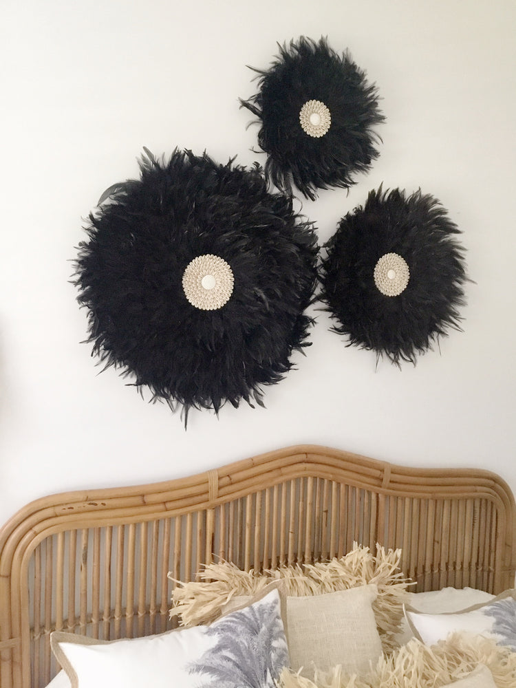 
            
                Load image into Gallery viewer, Juju Hat - Black Set of 3 - Tropical Interiors
            
        