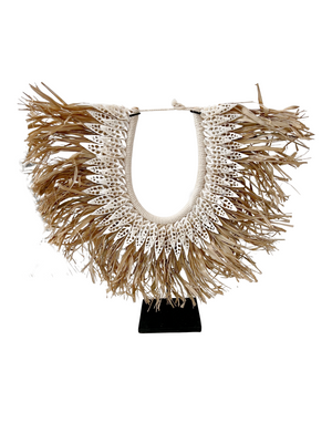 
            
                Load image into Gallery viewer, Nassau Raffia &amp;amp; Shell Necklace
            
        
