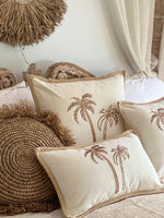 Seaside Linen Cushion - 50cm - Tropical Interiors & Island Boho