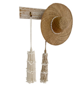 Coastal Shell Tassels - White - Tropical Interiors & Island Boho